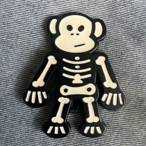 New Skeleton Monkey Belt Buckle